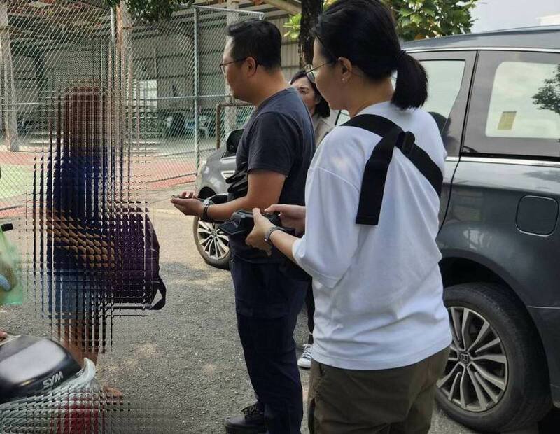 北斗警方逮捕女车手。（警方提供）