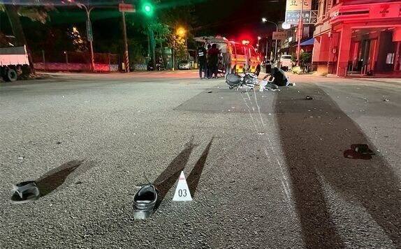 发生死亡车祸的路口。（民众提供）