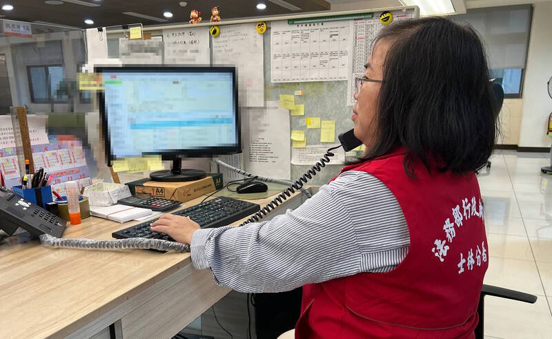 张姓义务人因房产遭禁止移转登记而无法顺利过户，遂致电士林分署洽询，示意图。（记者刘咏韵翻摄）