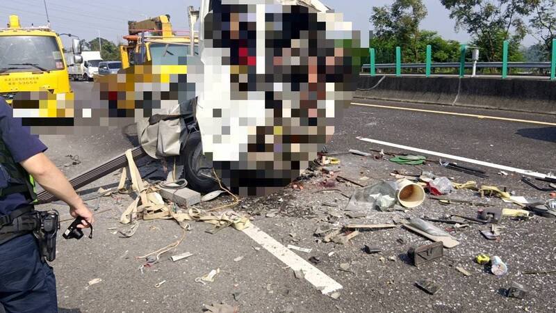 国道3号291公里竹崎交流道附近前天发生2死1伤重大车祸。(资料照) 国道3号291公里竹崎交流道附近前天发生2死1伤重大车祸。(资料照)