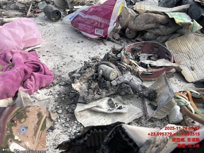 红罗垃圾场再传火警，所幸及时扑灭未扩大灾情。（澎湖县政府环保局提供）