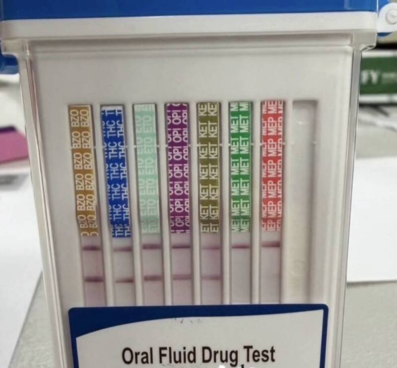 永康警方借由唾液快筛，全力查缉毒驾，3天逮7人。（民众提供）