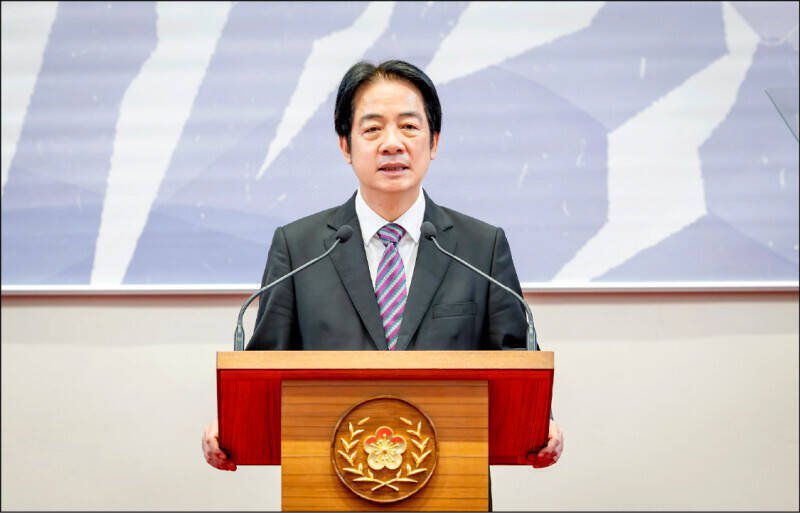 总统赖清德。（资料照，总统府提供）