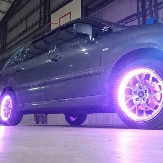 林男弃尸用的休旅车。（记者黄捷翻摄）