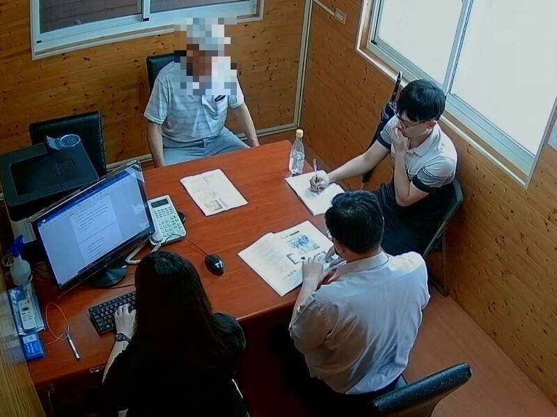 行政执行署台中分署通知洪男到场说明。（图由行政执行署台中分署提供）