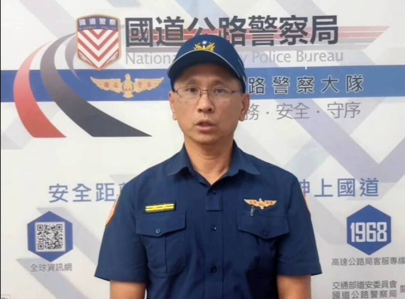 图为警方说明案情画面。（国道警方提供）